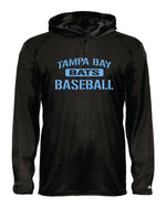 Load image into Gallery viewer, Tampa Bay Bats Long Sleeve Badger  Hooded Dri Fit Shirt-YOUTH
