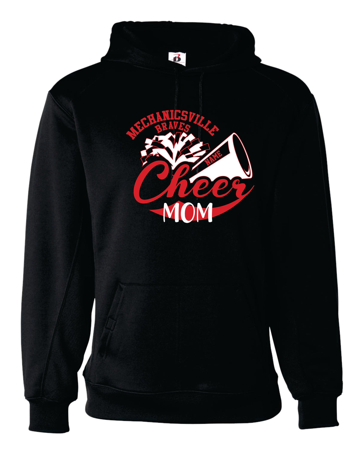 Mechanicsville Braves Badger Dri-fit Hoodie CHEER MOM-ADULT