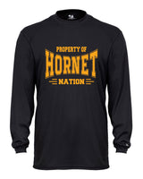 Great Mills Badger Dri-Fit Long Sleeve T-Shirts Hornet Nation