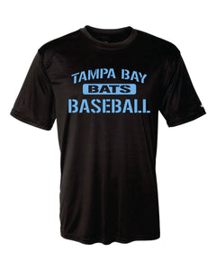Tampa Bay Bats Short Sleeve Badger Dri Fit T shirt-YOUTH