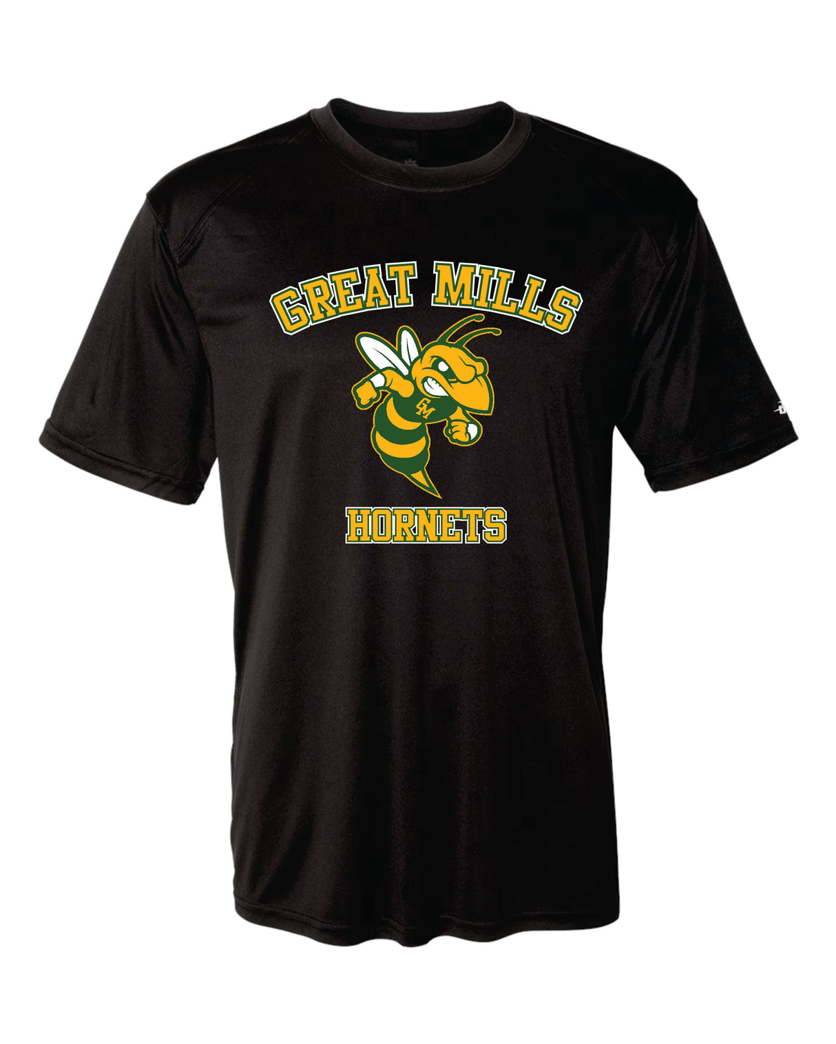 Great MIlls Short Sleeve Badger Dri Fit T shirt Hornets