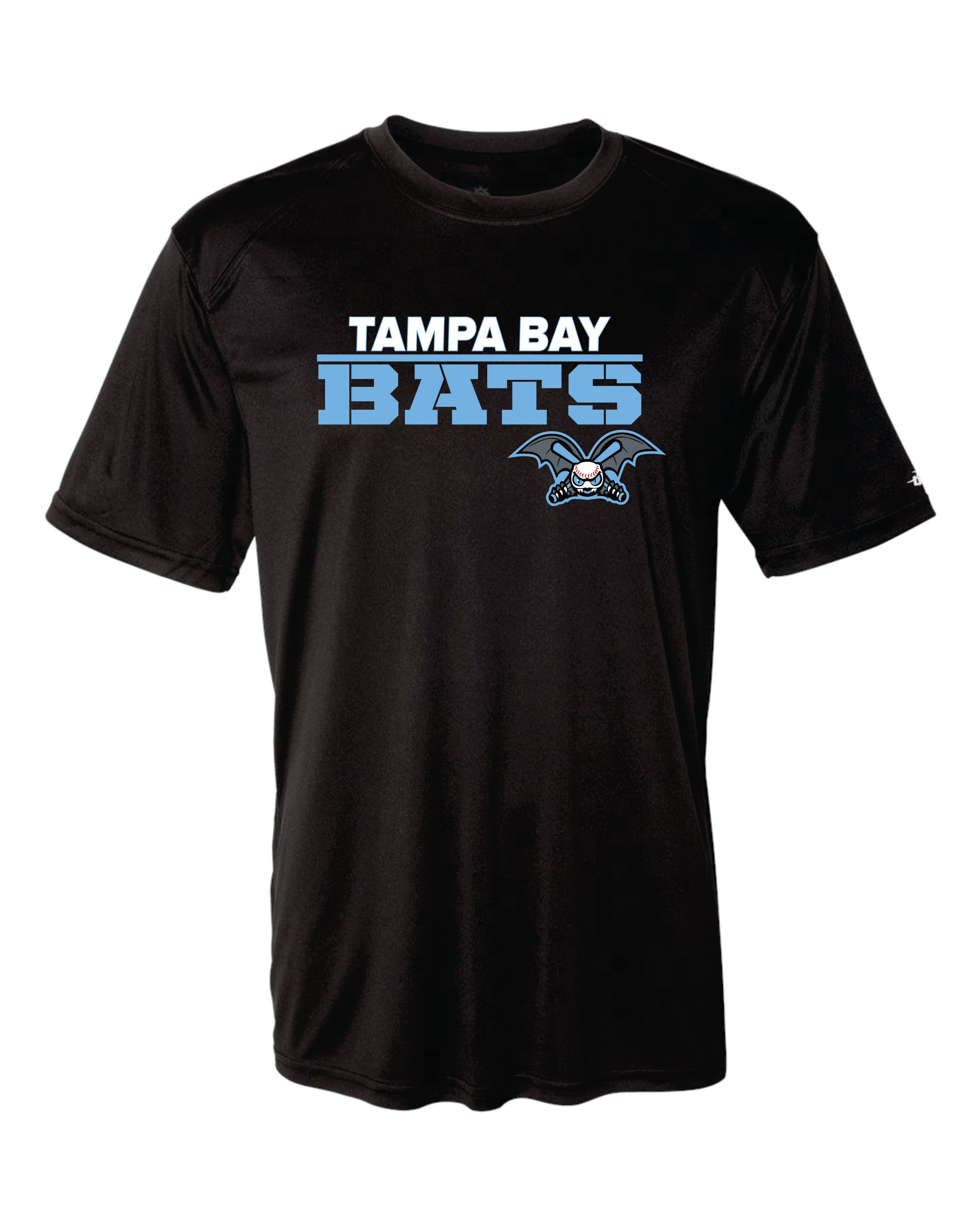 Tampa Bay Bats Short Sleeve Badger Dri Fit T shirt