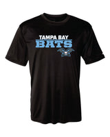 Tampa Bay Bats Short Sleeve Badger Dri Fit T shirt-YOUTH