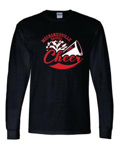 Mechanicsville Braves 50/50 Long Sleeve T-Shirts -CHEER YOUTH