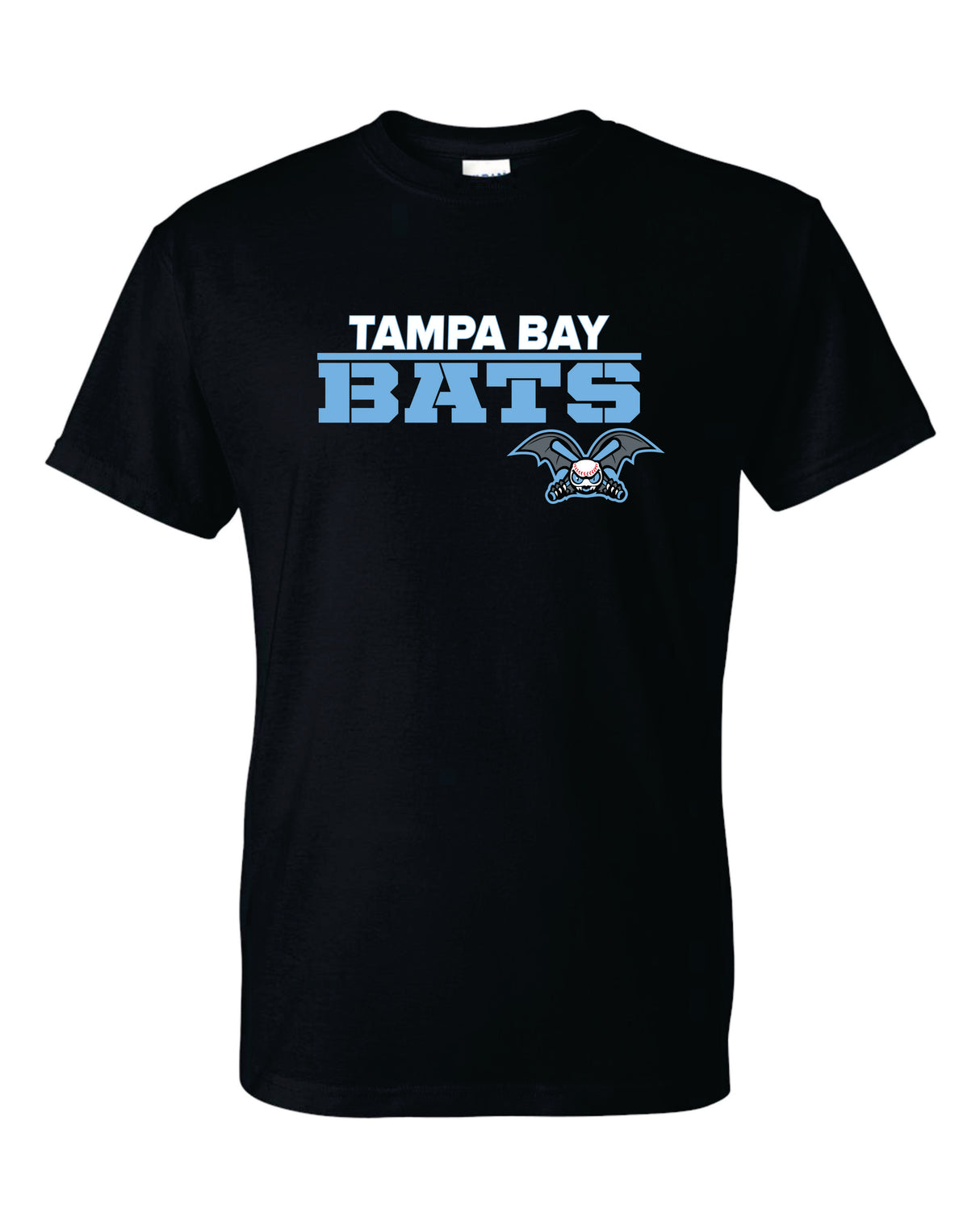 Tampa Bay Bats Short Sleeve T-Shirt 50/50 Blend ADULT