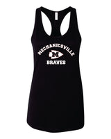 Mechanicsville Braves Cotton Racer Back Tank WOMEN