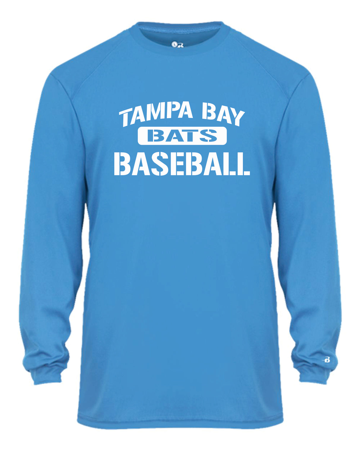 Tampa Bay Bats Long Sleeve Badger Dri Fit Shirt