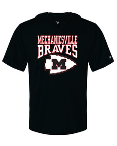 Mechanicsville Braves Badger SS hooded shirt