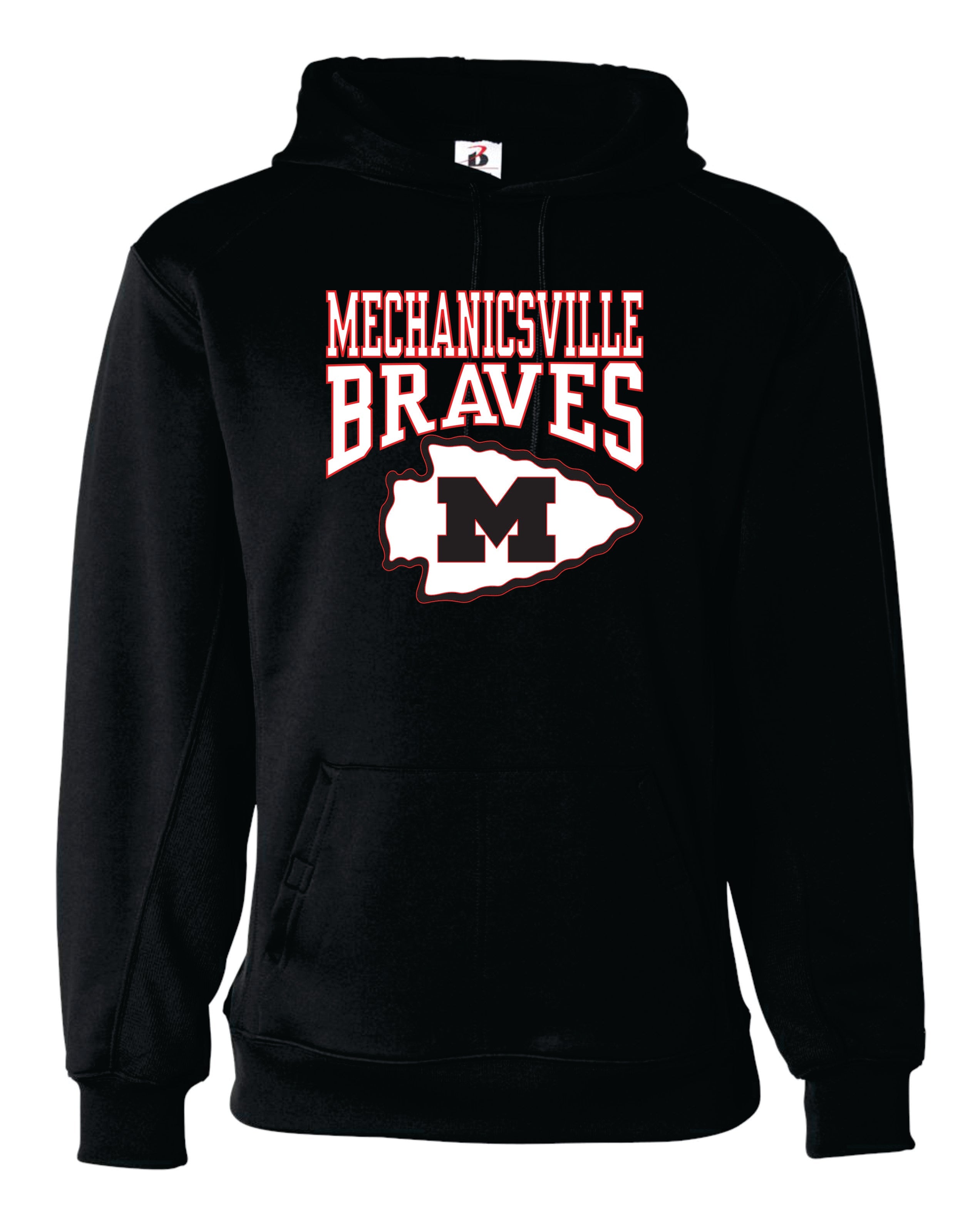 Mechanicsville Braves Badger Dri-fit Hoodie-WOMEN