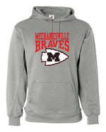 Load image into Gallery viewer, Mechanicsville Braves Badger Dri-fit Hoodie-WOMEN
