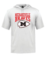 Mechanicsville Braves Badger SS hooded shirt-YOUTH