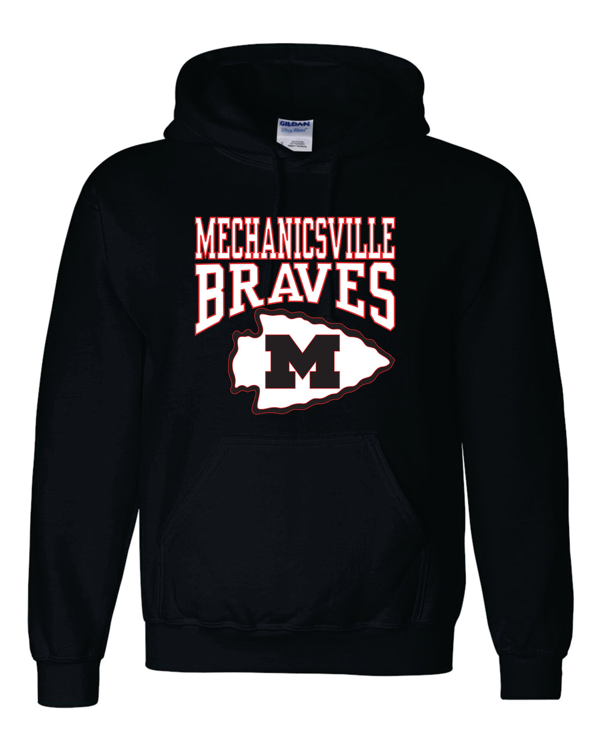 Mechanicsville Braves 50/50 Hoodie