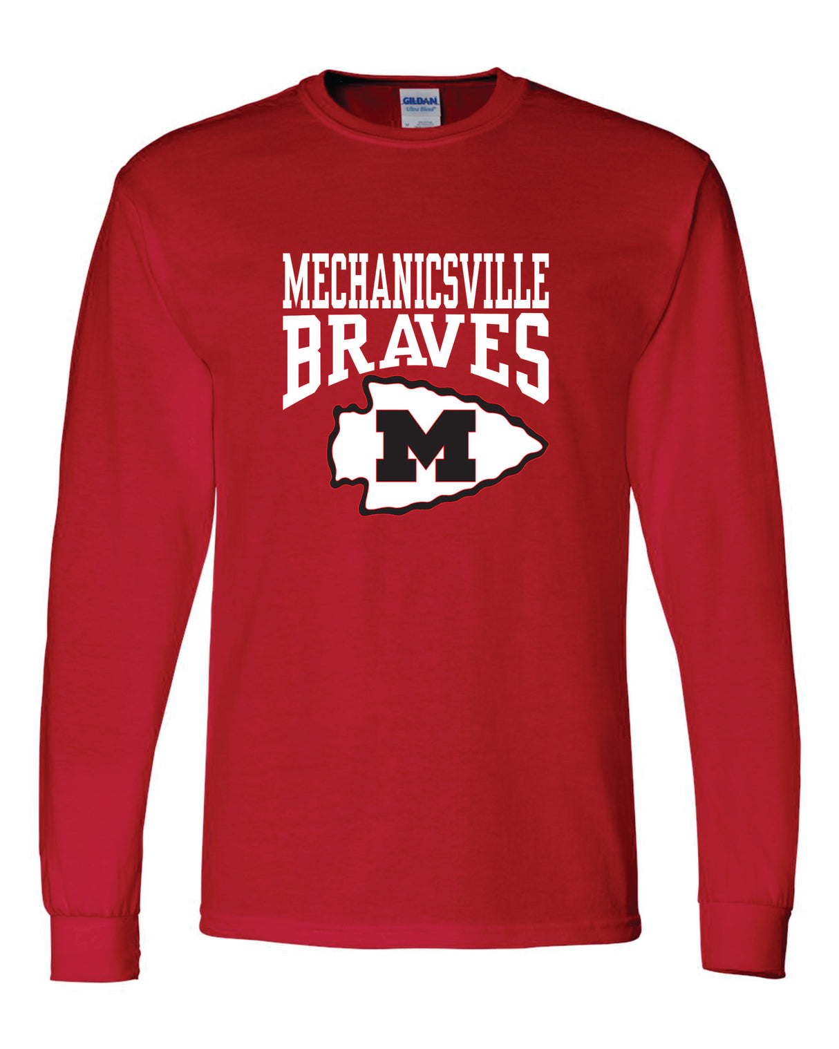 Mechanicsville Braves 50/50 Long Sleeve T-Shirts