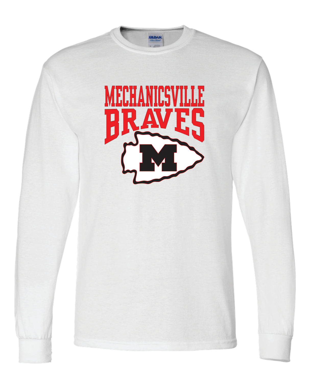 Mechanicsville Braves 50/50 Long Sleeve T-Shirts