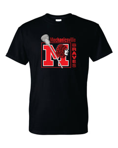 Mechanicsville Braves Short Sleeve T-Shirt 50/50 Blend - LAX