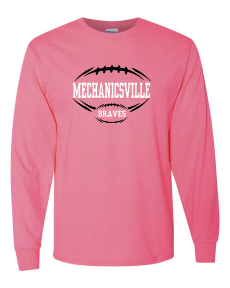 Mechanicsville Braves Breast Cancer Awareness T-Shirt 50/50 Blend PINK SHIRT