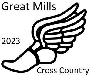 2023 Team Shirt SPECIAL EDITION  Great Mills Cross Country Long Sleeve T-Shirt 50/50 Blend
