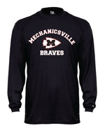 Load image into Gallery viewer, Mechanicsville Braves Long Sleeve Badger Dri Fit Shirt
