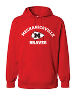 Load image into Gallery viewer, Mechanicsville Braves Badger Dri-fit Hoodie-WOMEN
