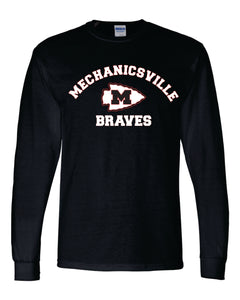 Mechanicsville Braves 50/50 Long Sleeve T-Shirts
