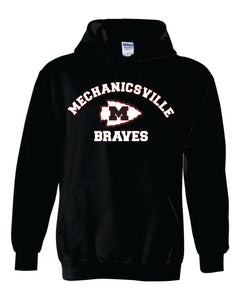 Mechanicsville Braves Gildan/Jerzee 50/50 Hoodie