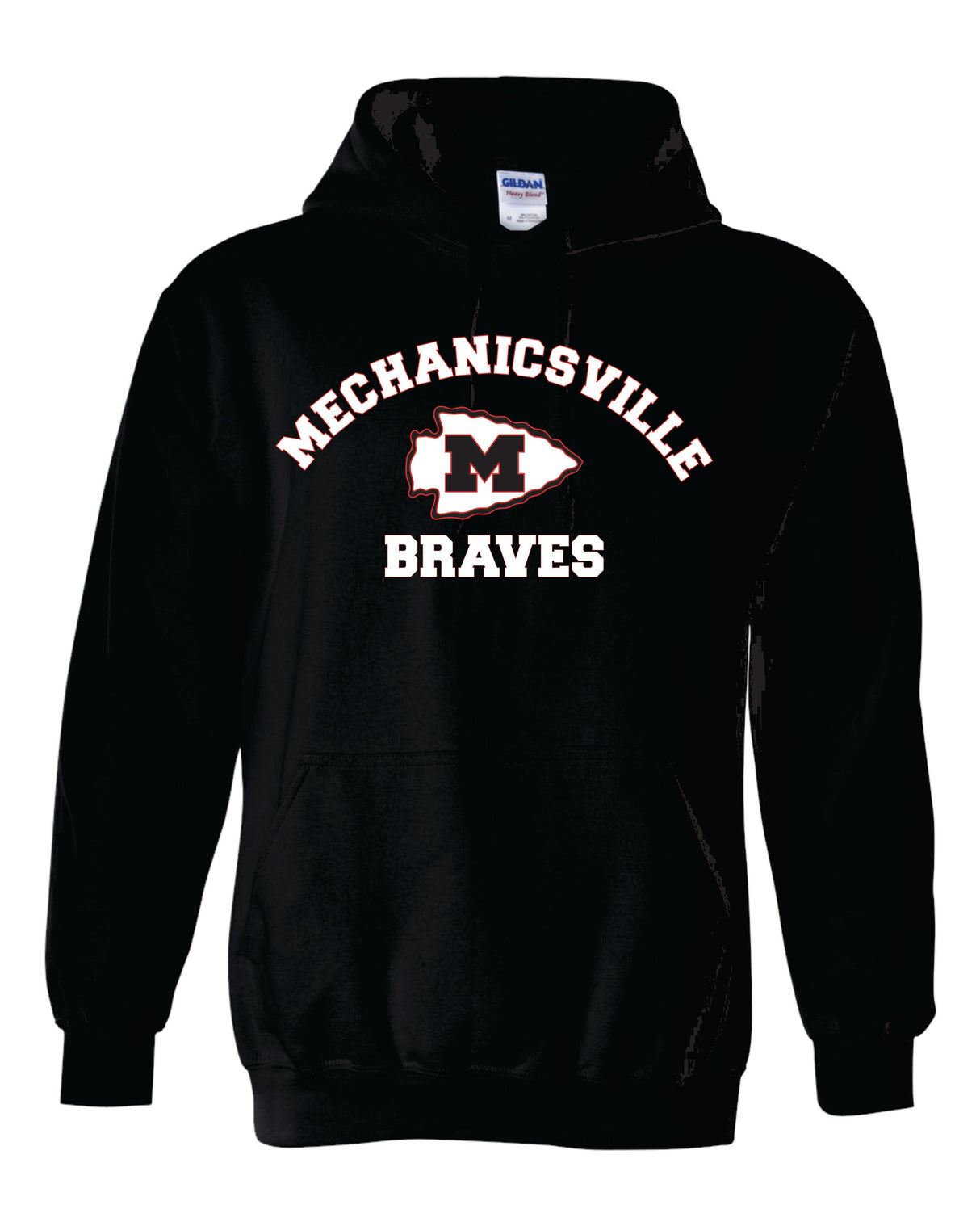 Mechanicsville Braves 50/50 Hoodie