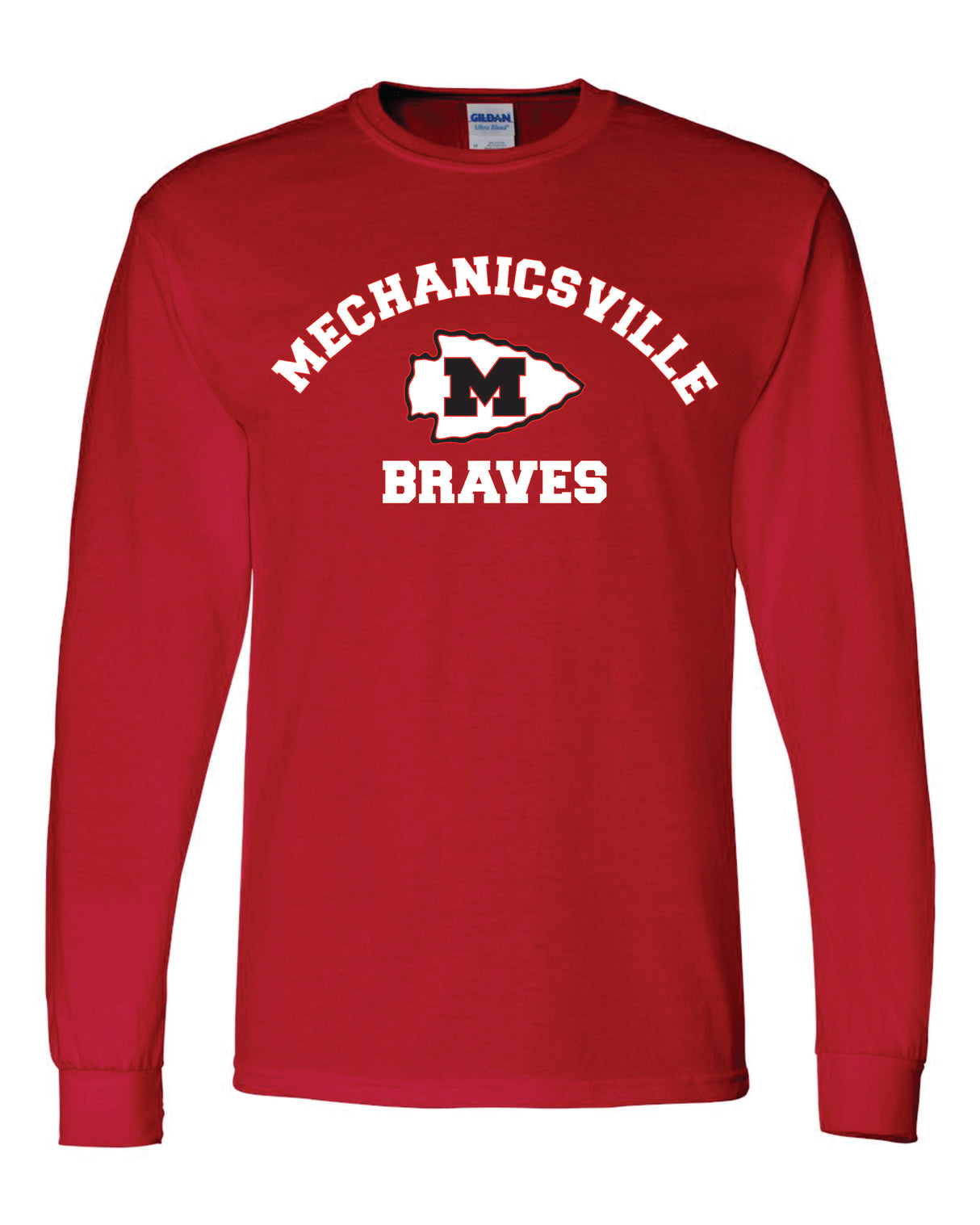 Mechanicsville Braves 50/50 Long Sleeve T-Shirts