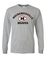 Mechanicsville Braves 50/50 Long Sleeve T-Shirts