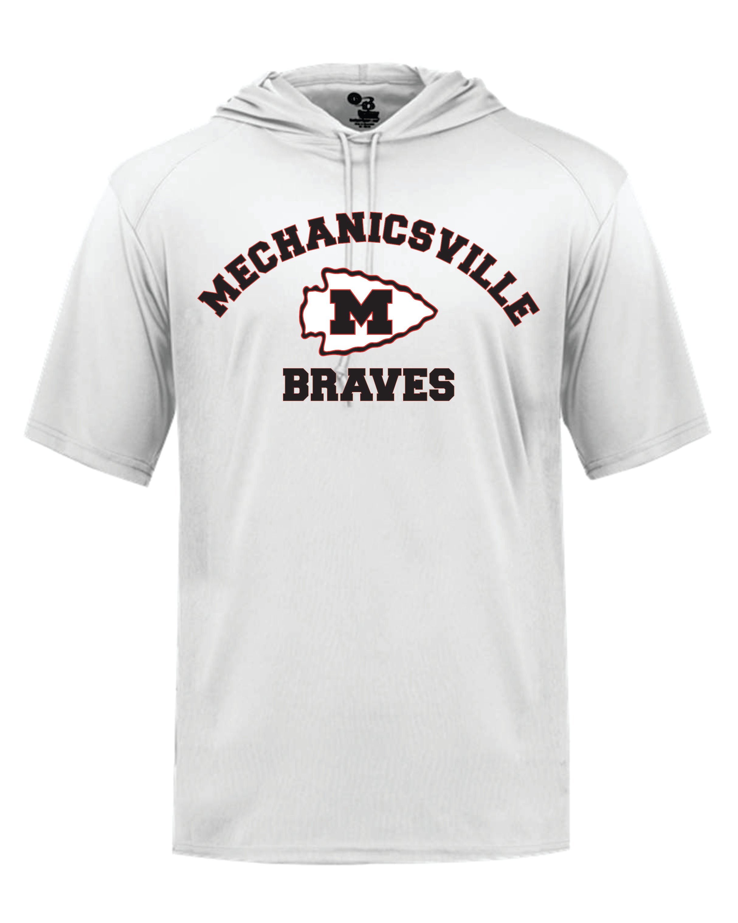 Mechanicsville Braves Badger SS hooded shirt