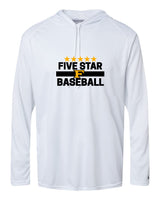 Five Star Badger Dri-Fit LS Hooded Shirt - Five Star