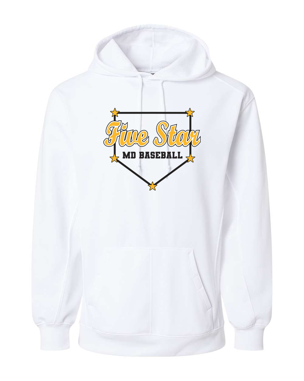 Five Star Badger Dri-Fit Hoodie - Home Plate - WOMEN