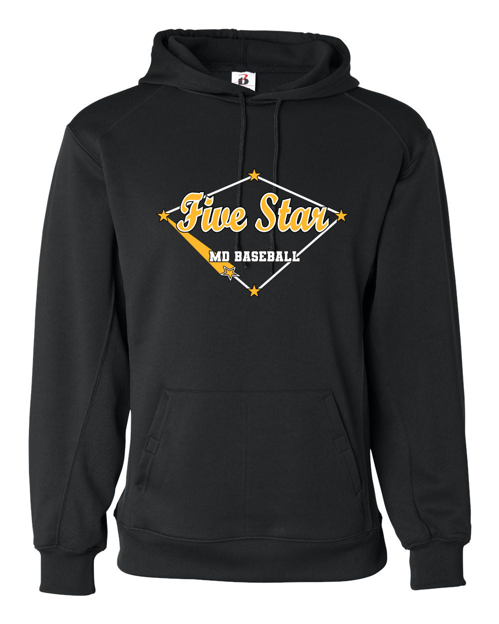 Five Star Badger Dri-Fit  Hoodie - Home Run - WOMEN