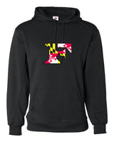 Five Star Badger Dri-Fit Hoodie - Maryland Larger Logo - WOMEN