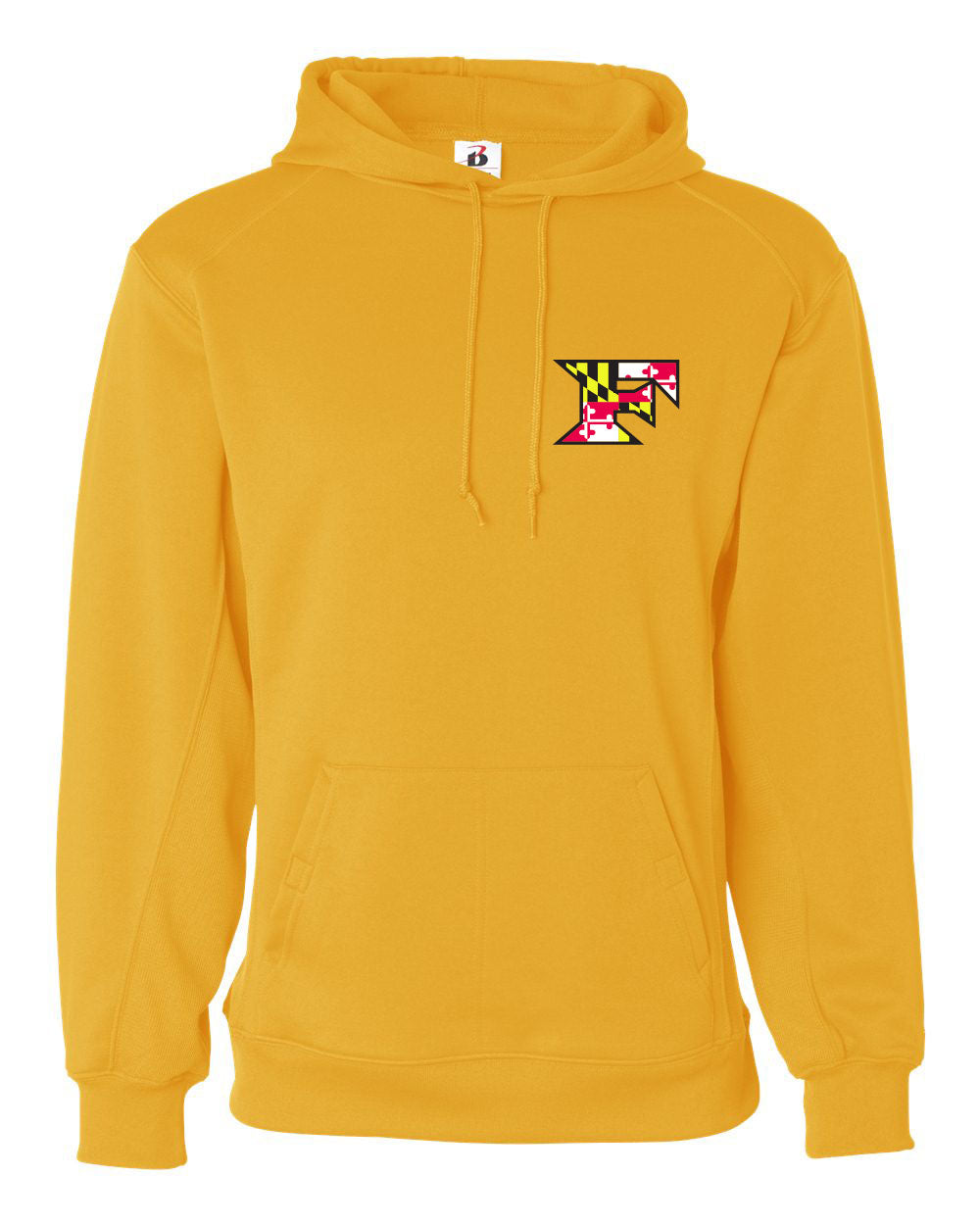 Five Star Badger Dri-Fit Hoodie - Maryland Chest Logo - WOMEN