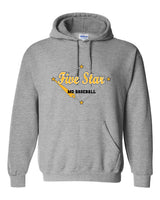 Five Star Gildan/Jerzee 50/50 Hoodie - Home Run