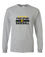 Five Star Gildan/Jerzee 50/50 LS T-Shirt - Five Star - YOUTH