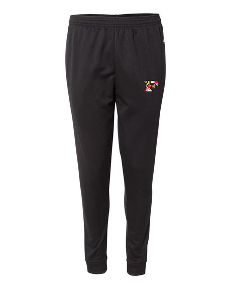 Five Star Badger Dri-Fit Black Jogger Pants - F Logo