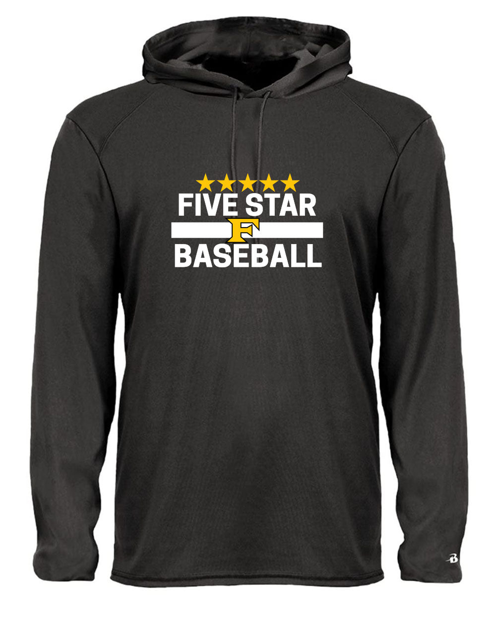 Five Star Badger Dri-Fit LS Hooded Shirt - Five Star - WOMEN