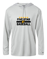 Five Star Badger Dri-Fit LS Hooded Shirt - Five Star - WOMEN