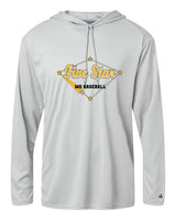 Five Star Badger Dri-Fit LS Hooded Shirt - Home Run - WOMEN