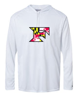 Five Star Badger Dri-Fit LS Hooded Shirt - Maryland - WOMEN