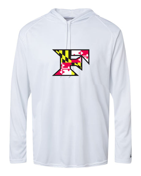 Five Star Badger Dri-Fit LS Hooded Shirt - Maryland - WOMEN
