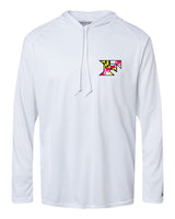 Five Star Badger Dri-Fit LS Hooded Shirt - Maryland - WOMEN