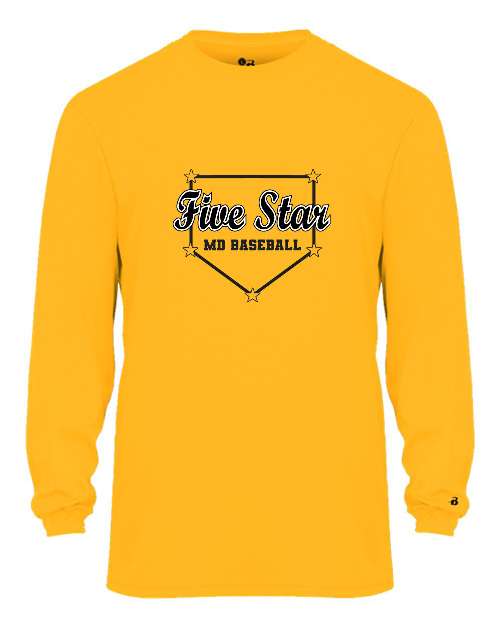 Five Star Badger Dri-Fit LS T-Shirt - Home Plate - WOMEN
