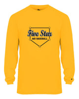 Five Star Badger Dri-Fit LS T-Shirt - Home Plate - WOMEN