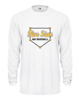 Five Star Badger Dri-Fit LS T-Shirt - Home Plate - WOMEN