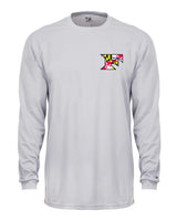 Five Star Badger Dri-Fit LS T-Shirt - Maryland Chest Logo