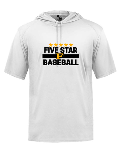 Five Star Badger Dri-Fit SS Hooded Shirt - Five Star