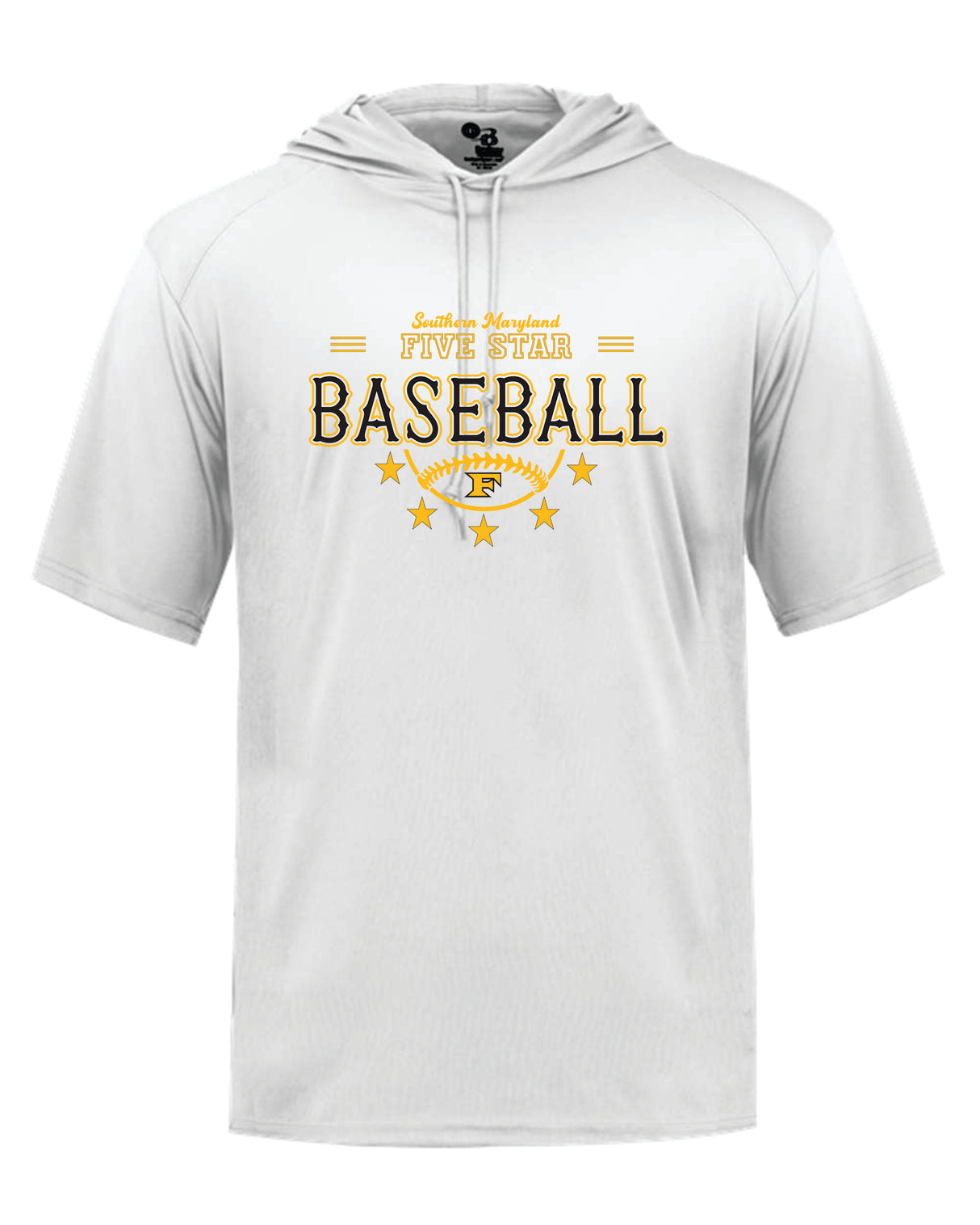 Five Star Badger Dri-Fit SS Hooded Shirt - Half Ball