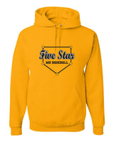 Five Star Gildan/Jerzee 50/50 Hoodie - Home Plate - YOUTH